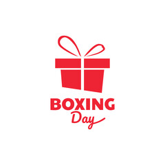 Boxing Day Logo Icon with Modern Design