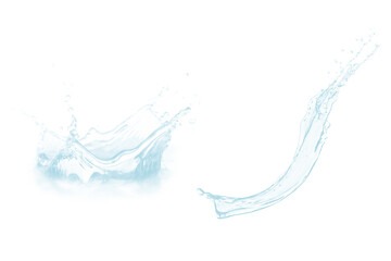 Png water splash isolated on transparent background stock royalty free png