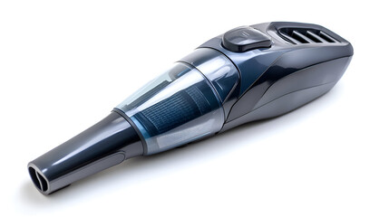 Handheld Vacuum Cleaner, Cordless Portable Vacuum for Car Cleaning, Lightweight, Dark Gray, Cleaning Accessories, Clean Home, Dust Removal, Convenience, Efficiency, Modern Appliance on White