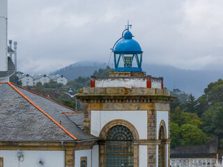 Faro de Luarca y puerto en la Comarca del Vald&eacute;s, Principado de Asturias