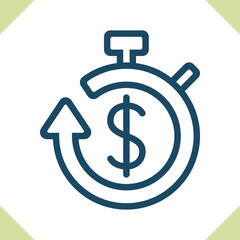 Time Is Money Icon