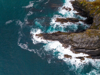 Faro de Luarca y puerto en la Comarca del Vald&eacute;s, Principado de Asturias