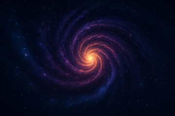 Fototapeta premium Cosmic Abstract Background with Interstellar Vortex of Energy and Stars