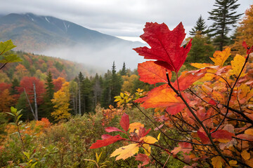 Landscape on The Kancamagus Highway