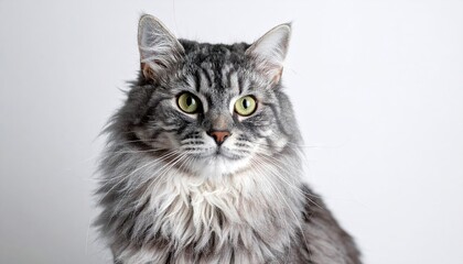 Obraz premium Monochrome Image of Dog Running Through the Snow in High Contrast with Shallow Depth of Field and Minimalist White Background
