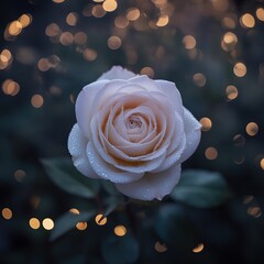 Golden light bokeh overlay, soft glowing orbs, transparent