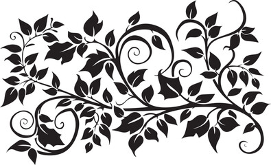 Vintage Leaf Swirl Design Bundle