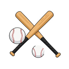 Baseball Vector Illustration Sport Icon American Flat Design