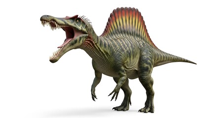 Fototapeta premium Spinosaurus Dinosaur Prehistoric Creature.