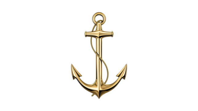 Anchor symbol nautical marine design illustration - Powered by Adobe