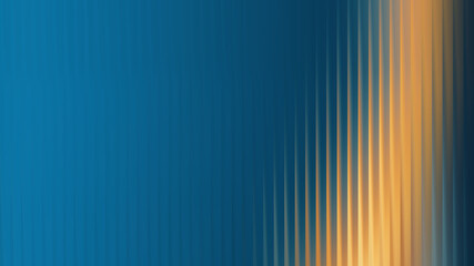 Abstract blue and gold vertical lines background