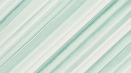 Fototapeta premium Vector art of diagonal abstract pattern with soft teal and white stripes