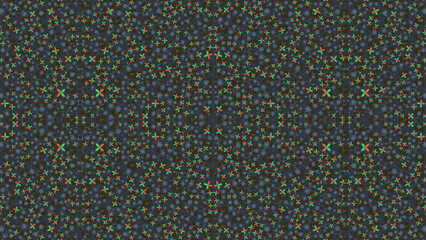 Seamless Dark Abstract Confetti Pattern Background