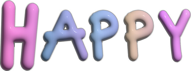 colorful word for Happy