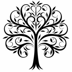 Obraz premium Betel tree on white background.01
