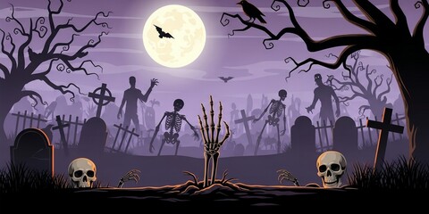 Skeleton Awakening Wallpaper