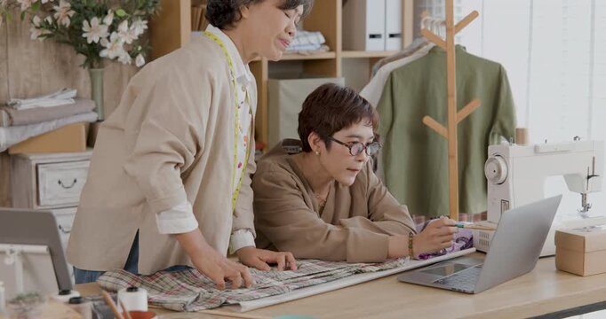 Idear about the business startup of selling clothes online 4k video.