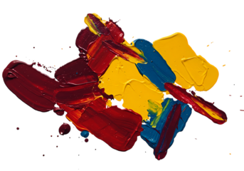 Dark Brown Handlebar Mustache: Isolated on White Background isolated on transparent background