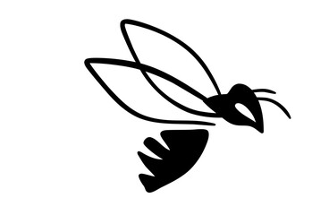 Fototapeta premium Tiny Flying Bee