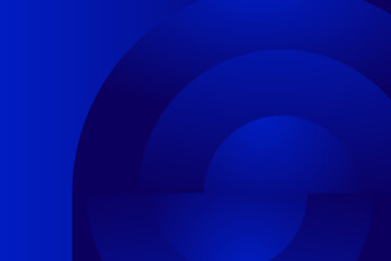 Abstract blue background Dynamic shapes composition.
