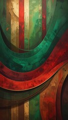 Abstract layered colours