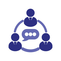 join group icons. simple colored vector