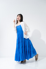 女性　笑顔