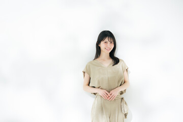 女性　笑顔