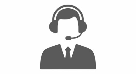 Customer service representative icon