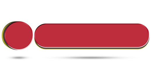 red lower third banner