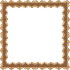 꽃 사각 프레임 테두리