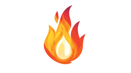 Vibrant Fire Element for Graphic Design Projects