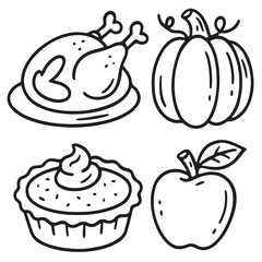 invitation, thanksgiving, american, graphic, ink, vignetting, whimsical, celebrate, element, family, festive, glasses, greeting, happy, illustration, menu, retro, seasonal, set, sticker, vintage, card