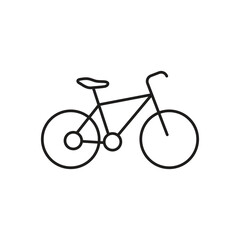 Bicycle Icon Vector ? Cycling Sign, Bike Path Symbol, Flat Trendy Design for Logo, Web, Mobile UI, Social Media..eps