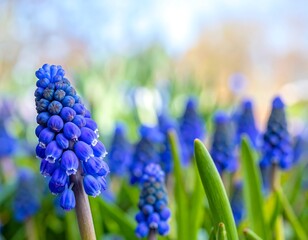 Close-up of vibrant blue flowers (1)