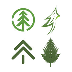 pine tree logo design