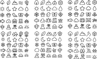 Nature and Weather Icons Collection 10.