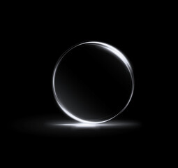 Gold curved light line, rope, spiral, tape. Smooth festive gold line png with light effects. Light golden Twirl png. Curve light effect of golden line.	
