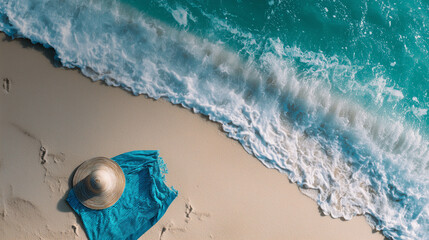 Tropical Paradise Beach with Crystal Clear Water and Golden Sand in Exotic Island Destination