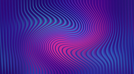 Abstract swirling lines with purple and pink gradient background