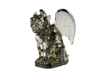 Eerie Halloween Night: Spooky Cemetery Scene with Crown and Bats isolated on transparent background