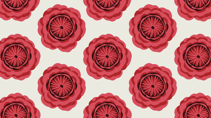 Beautiful floral pattern background perfect for adding an elegant touch to your designs, crafts, or textiles with a modern artistic style