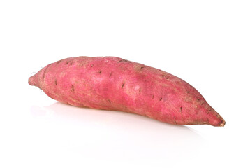 sweet potato isolated on white backgound