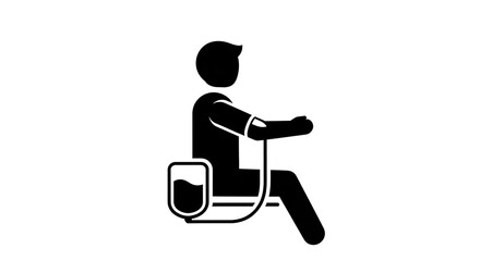 Blood donation icon illustration