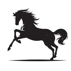 Horse Silhouette Logo Design