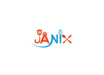 The logo for Restaurant.
The name of this restaurant ( JANIX )