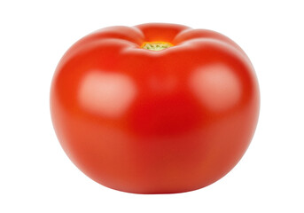 Isolated fresh tomato, vibrant red fruit, healthy eating and cooking ingredient on display