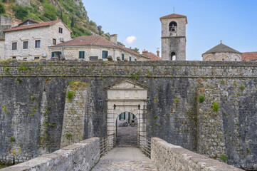 Explore the northern gate of Old Town Kotor in stunning Montenegro with its historical charm