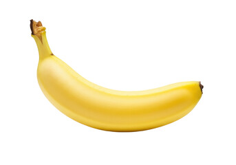 Isolated tropical Cavendish banana fruit, raw food concept, healthy nutrition and snack item