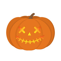 Halloween Emoticon Pumpkin